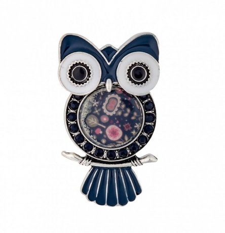 Брошь Сова XZ0108.23 BL/S Shadore