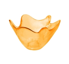 Ваза Feston, янтарная, 16 см. SAN MIGUEL