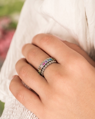 Кольцо Matino silver 17.2 мм 627501 S Qudo