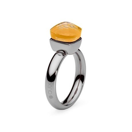 Кольцо Firenze Sunflower 16.5 мм 611431 BR/S Qudo