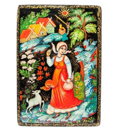 ШК-75/ 8 Шкатулка "Аленушка" исп. Серов