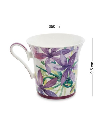 JK-158 Кружка "Аквилегия" (Bella Aquilegia Pavone)