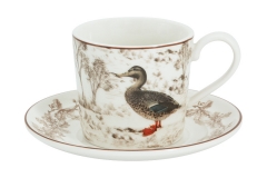 Чашка с блюдцем Охота, 0,2 л. Imari