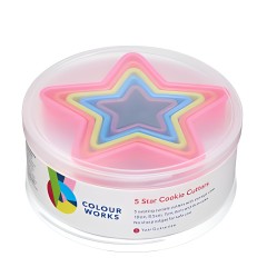 Набор формочек для печенья Colourworks из 5 звездочек Kitchen Craft