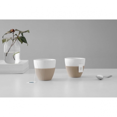 Чайный стакан, 300 мл., 2 предмета, песочный, Viva Scandinavia Anytime