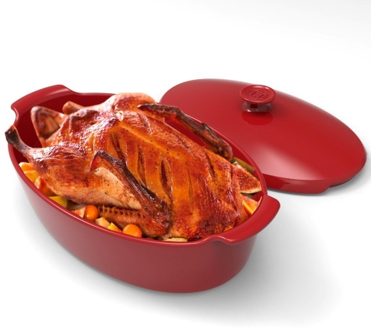 Форма для запекания глубокая, 41x24x16 см, 3,3 л, гранат Утятница Emile Henry