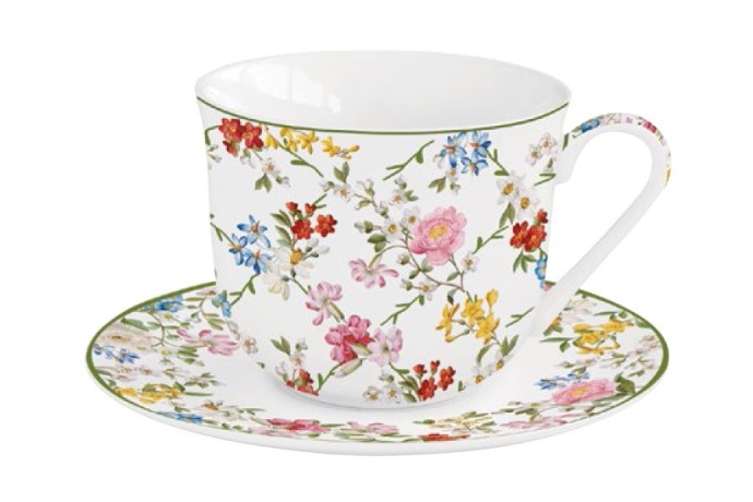 Чашка с блюдцем Сад мечты, 0,37 л. Easy Life