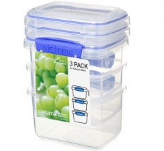 Набор контейнеров KLIP IT, 400 мл. (3 шт.) Sistema