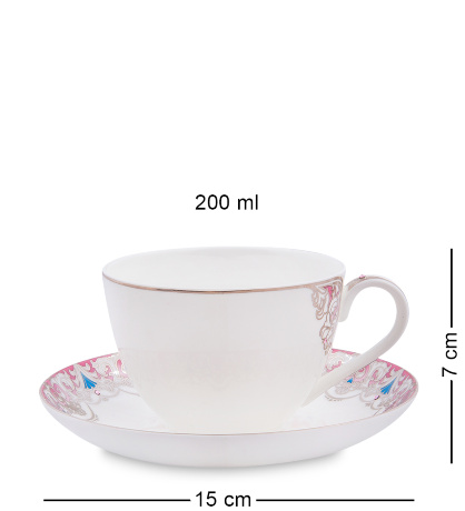 JK- 02 Чайный набор на 6 перс."Каприз Примадонны" (Pavone)