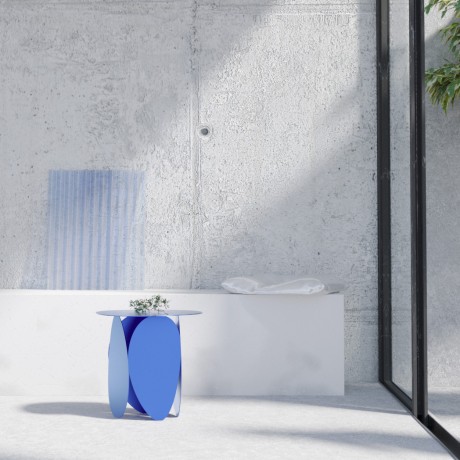 Журнальный столик Matis, 48,7х40,6х47,7 см. синий, Zahodi