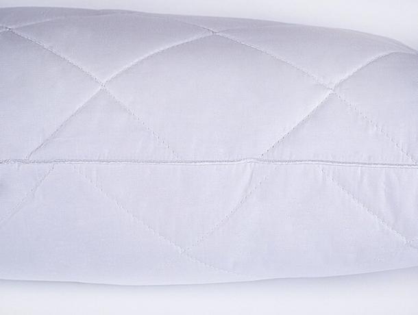 Подушка регулируемая (упругая) "Стебель бамбука" 68х68 см. с бамбуком в чехле из хлопка, Natures