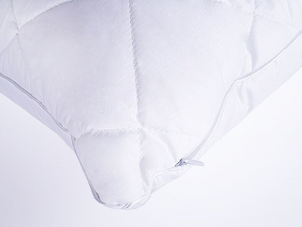 Подушка регулируемая (упругая) "Стебель бамбука" 68х68 см. с бамбуком в чехле из хлопка, Natures