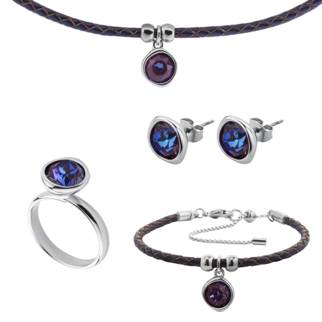 Браслет Burgandy Delite C1909.11 V/S Fiore Luna