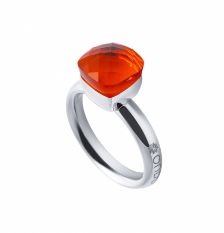 Кольцо Firenze orange glow 18.5 мм. Qudo