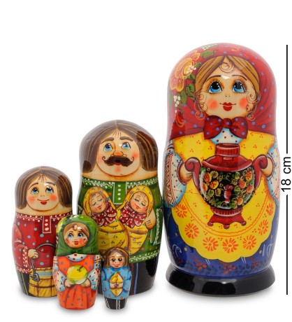 МР-24/ 35-A Матрешка 5м "Анастасия с самоваром"