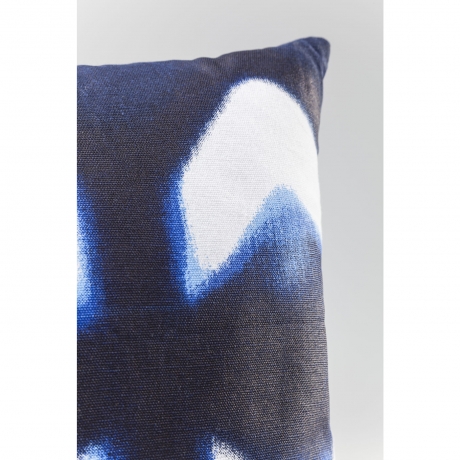 Подушка Santorini, 45х45х5, Хлопок, Полиэстер, Синий