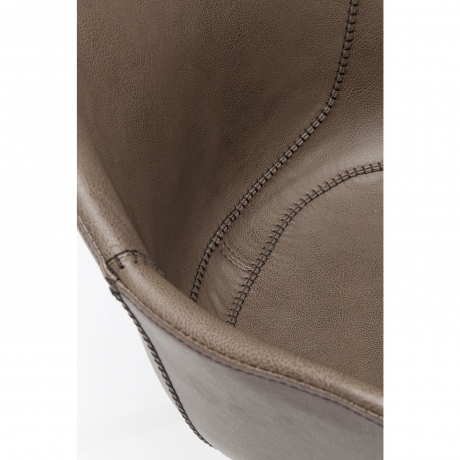 Стул с подлокотниками Lounge, коллекция "Лаундж" 60*78*54, Полиуретан, Полипропилен, Сталь, Серый