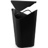 Корзина для мусора угловая Corner, черная, Umbra