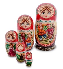 МР-25/ 16 Матрешка 5м "Скоморохи"