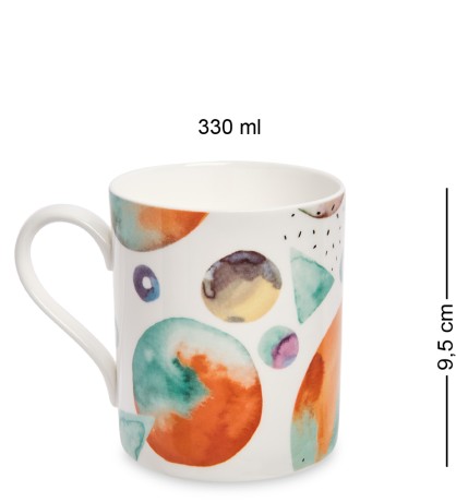 JK-260 Кружка "Абстракция" (Astrazione Pavone)