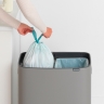 Мусорный бак Touch Bin Bo (2 х 30 л), Минерально-серый Brabantia