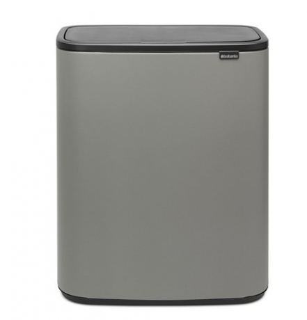 Мусорный бак Touch Bin Bo (2 х 30 л), Минерально-серый Brabantia