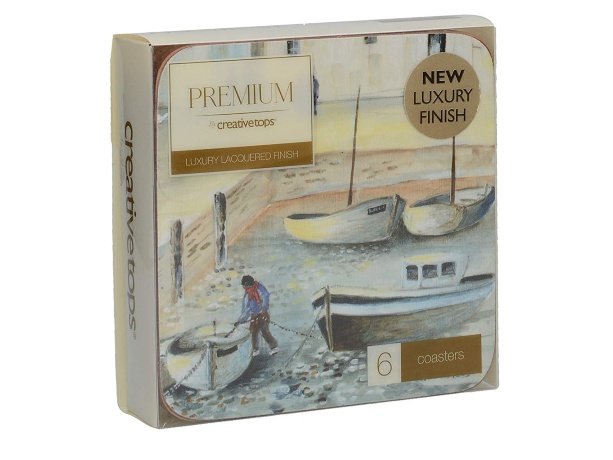 Набор 6 подставок "CORNISH HARBOUR", 10.5х10.5 см. CREATIVE TOPS