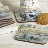 Набор 6 подставок "CORNISH HARBOUR", 10.5х10.5 см. CREATIVE TOPS