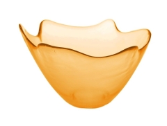 Ваза Feston, янтарная, 20 см. SAN MIGUEL