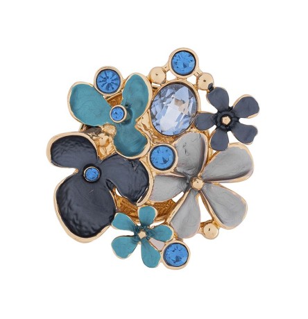 Брошь Клумба XZ1159.22 BL/G Shadore