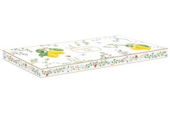 Блюдо прямоугольное Цветы и лимоны, 35х15 см. Easy Life