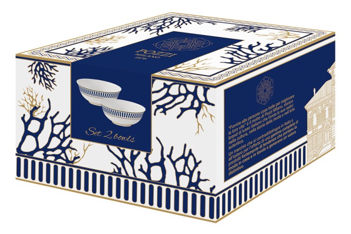 Набор салатников Corallo, 11 см, 0,28 л, 2 шт. Pozzi Milano 1876