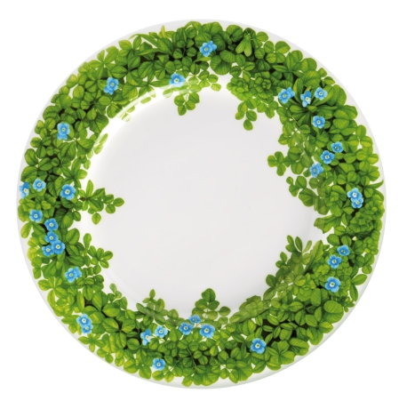 Тарелка обеденная Front view, 27 см. цвет: голубой, PRATI ITALIANI Taitu