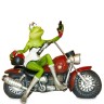 MN-240 Фигурка "Лягушка - селфи на мотоцикле"