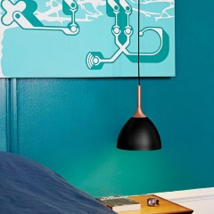 Светильник подвесной Bellevue, O14, черный/медный Halo Design