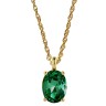 Колье BARGA SG EMERALD GREEN Dyrberg Kern