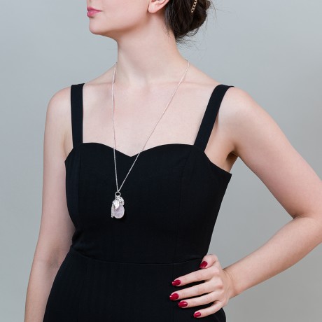 Колье ROSE QUARTZ LN5125 R/S Fiore Luna