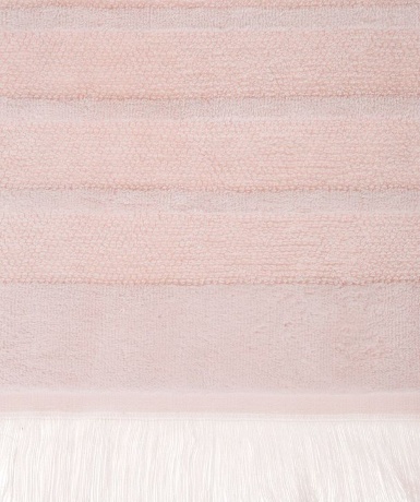 Комплект "MOUSSE" из 3 полотенец, (30x50,50х100,70х140)см. персиковый, Devilla