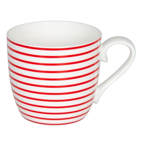 Кружка, 425 мл. "Линии - клубника" Koenitz