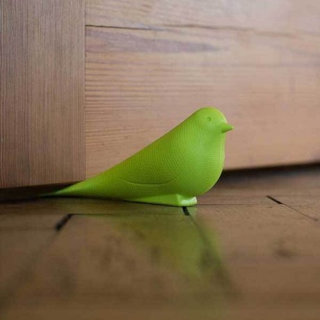 Подпорка для двери Dove, зеленая, Qualy