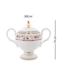 JK-209 Чайный сервиз 22 пр. на 6 перс. "Милано-Мариттима" (Milano Marittima Pavone)