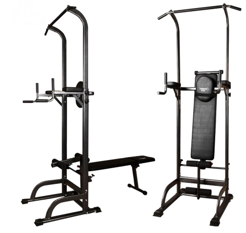 Турник-брусья со скамьей DFC Power Tower G003