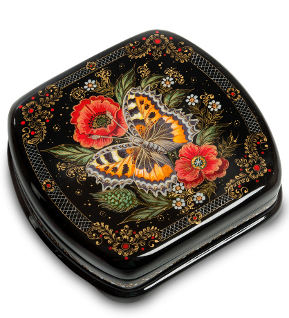 ШК-30/ 09 Шкатулка "Маки" Николаева