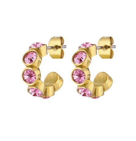 Серьги JENNA SG LIGHT ROSE Dyrberg Kern