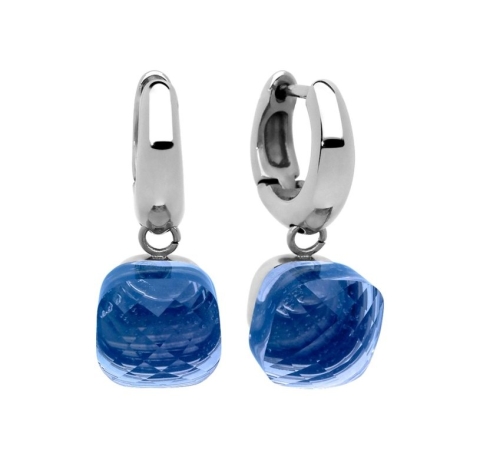 Серьги Firenze light sapphire 300186 BL/S Qudo