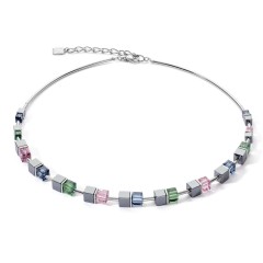 Колье Blue-Green-Lilac