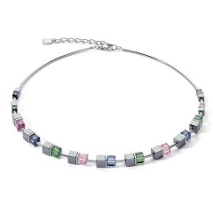 Колье Blue-Green-Lilac