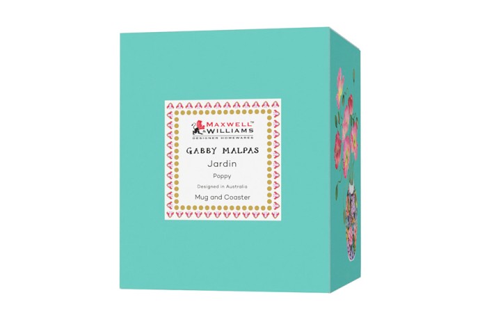 Кружка с подставкой Маки, 0,3 л. Maxwell & Williams