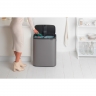 Мусорный бак Touch Bin Bo (2 х 30 л), Платиновый Brabantia