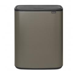 Мусорный бак Touch Bin Bo (2 х 30 л), Платиновый Brabantia
